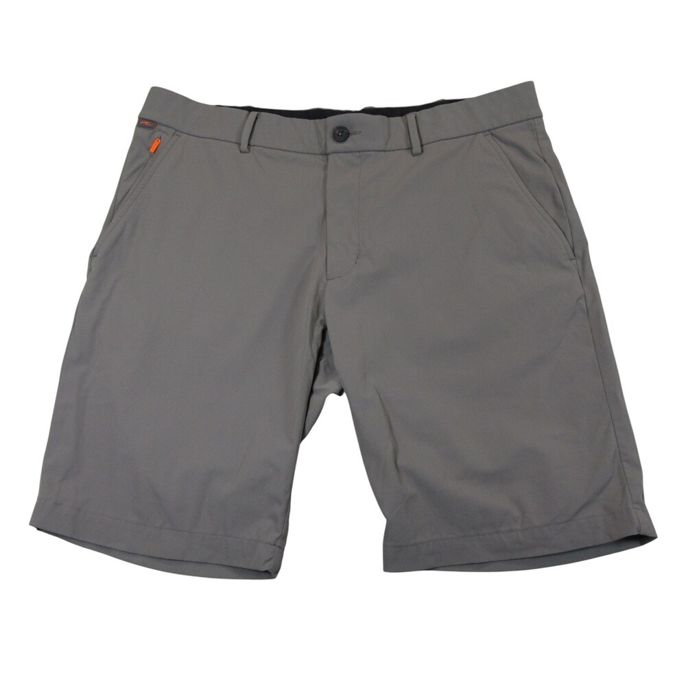 KJUS Mens Shorts 38 x 10 Gray Iver Stretch Polyamide Pocket